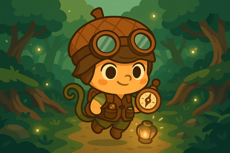 Acorn Explorer character art