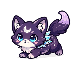 Dusk Kitten, a hatchling companion