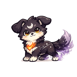 Ember Pup, a hatchling companion